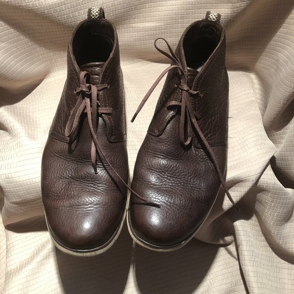 UGG Men Leighton Chocolate Brown Crinkled Leather main image 11
